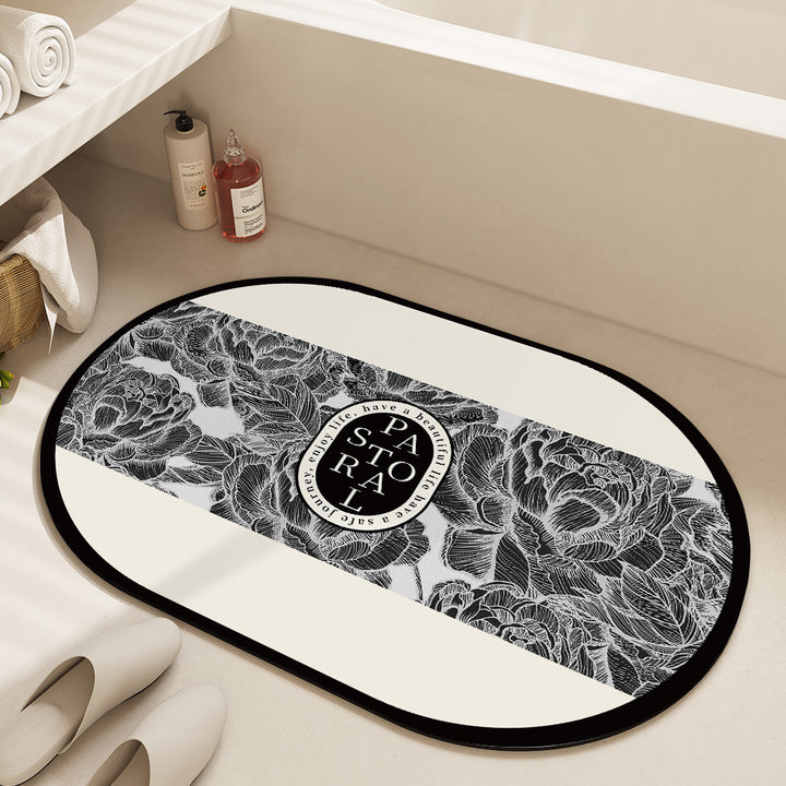 Decorative Motivational Bath Mat Stornfield
