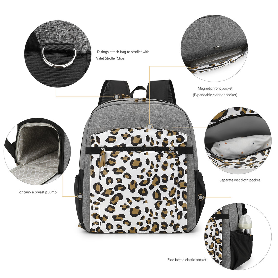 Backpack with Modern Animal Pattern Stornfield