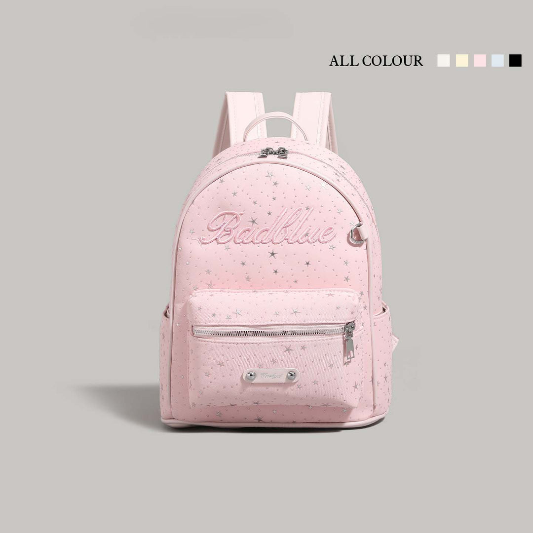 Star-Embellished Casual Backpack Stornfield