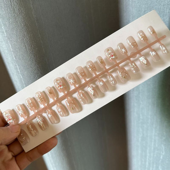 Artistic Ombre Press-On Nail Tips Set Stornfield