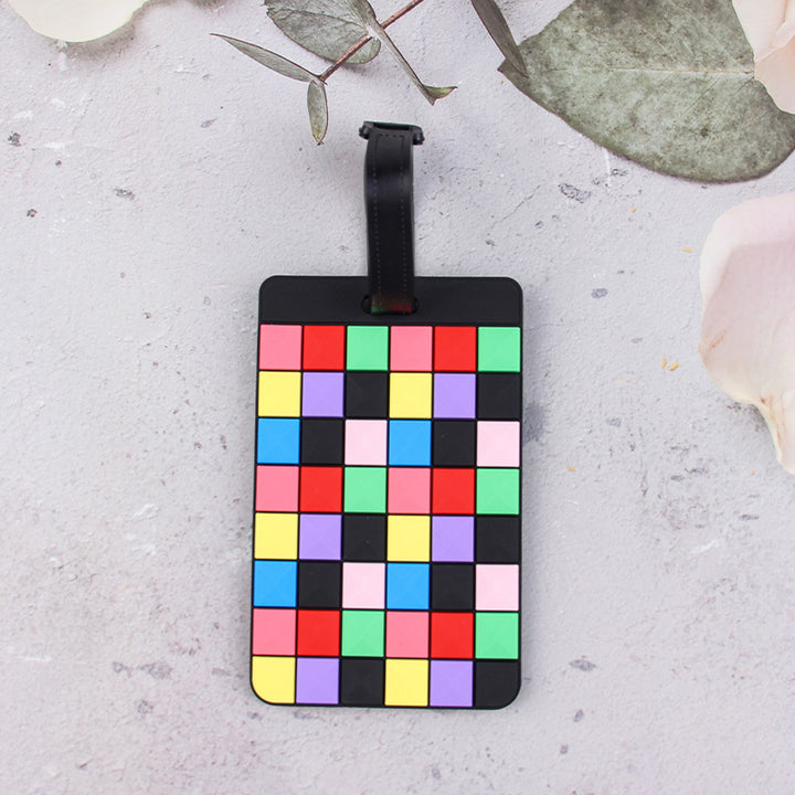 Geometric Pattern Luggage Tag Stornfield