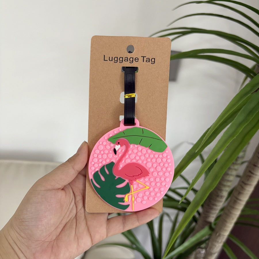 Pineapple-Themed Silicone Luggage Tag Stornfield