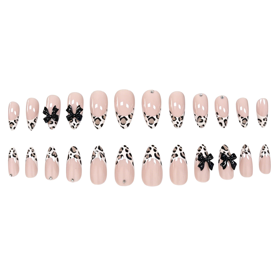 Designer Leopard Print Nail Art Enhancements Stornfield