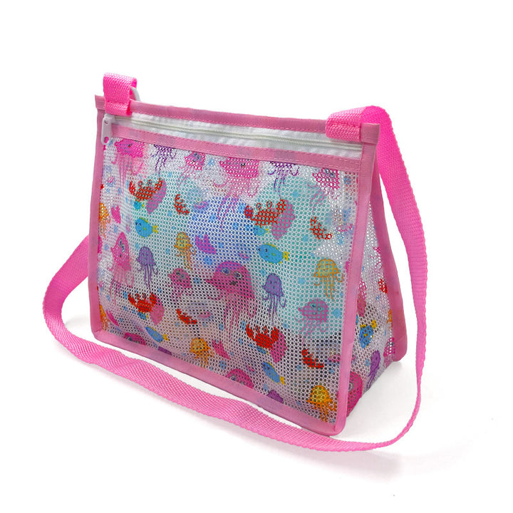 Mesh Beach Bag with Practical Zipper Stornfield
