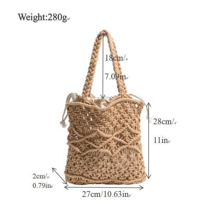 Handmade Macrame Tote Bag Stornfield