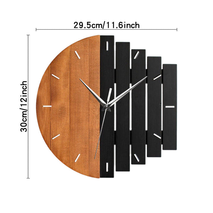 Stornfield | Unique Silent Wooden Analogue Wall Clock