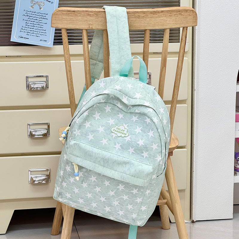 Transparent Window Star-Print Backpack Stornfield