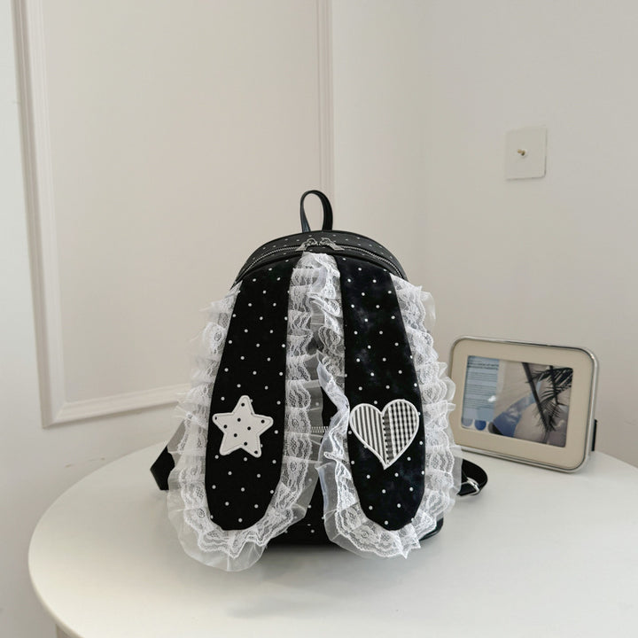 Cute Bunny-Ear Plush Backpack Stornfield