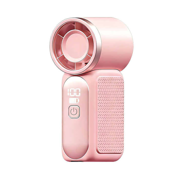 Women's Portable Mini Fan with Digital Display Stornfield