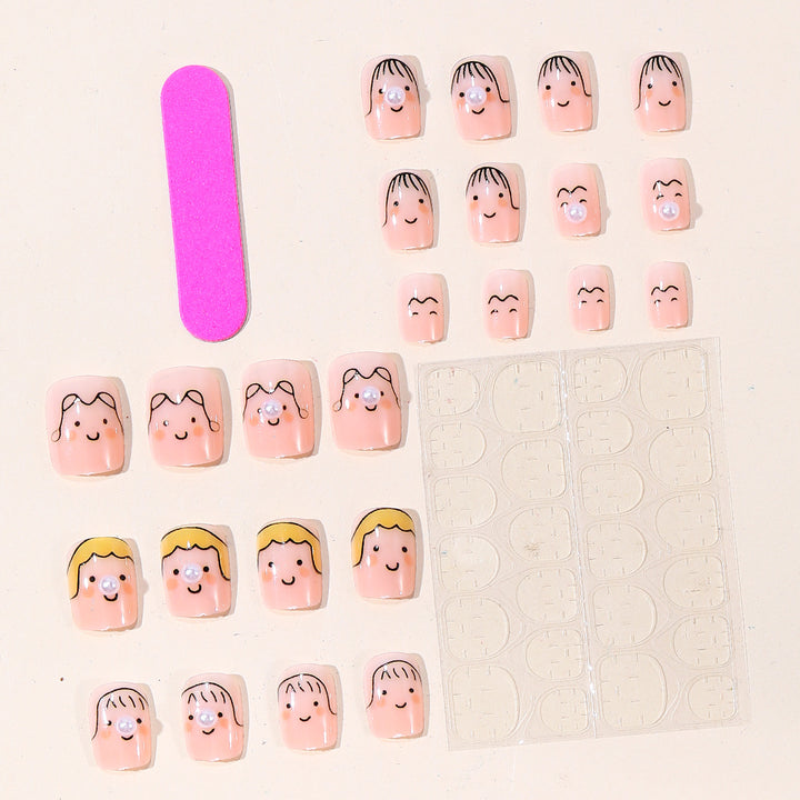Whimsical Character Nail Art Stornfield