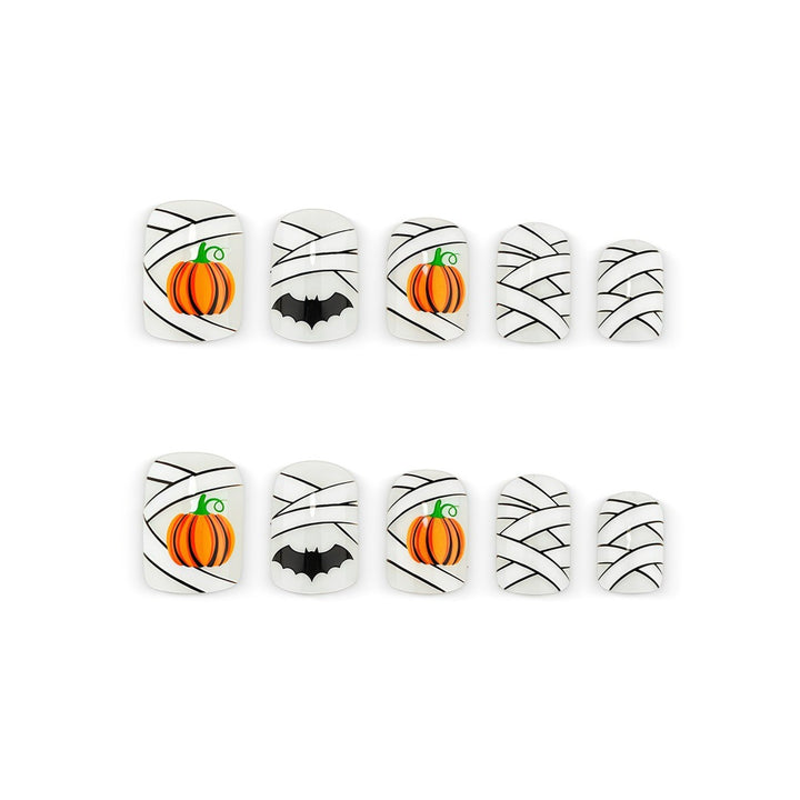 Halloween Artificial Nails with Creepy Designs Stornfield