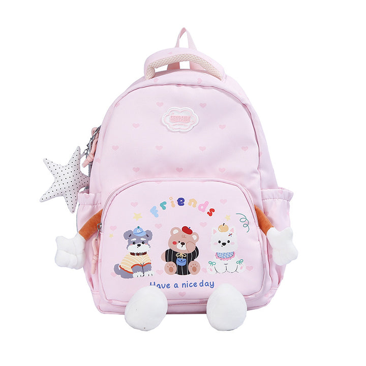 Cute Plush Character Backpack