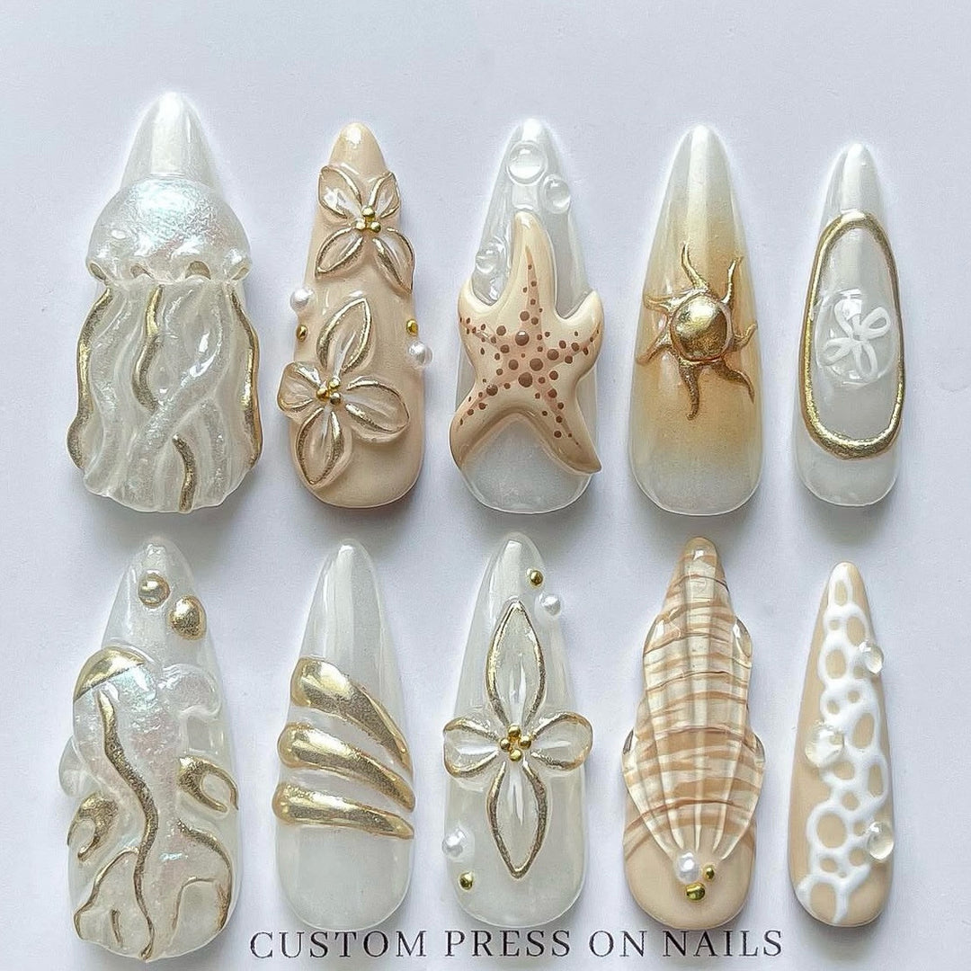 Decorative Press-On Nail Collection