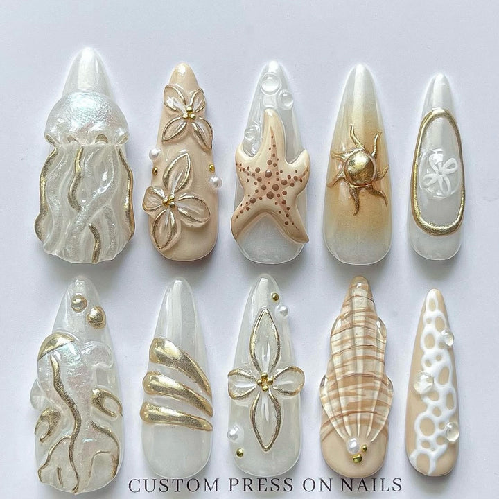 Decorative Press-On Nail Collection