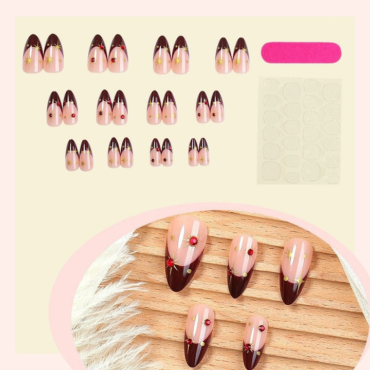 Artificial Nail Set with Glamorous Designs Stornfield