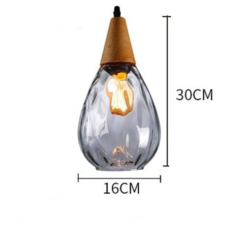 Artistic Teardrop Pendant Light