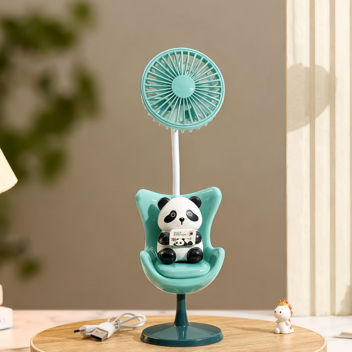 Women Portable Mini Fan with Cute Panda Design Stornfield