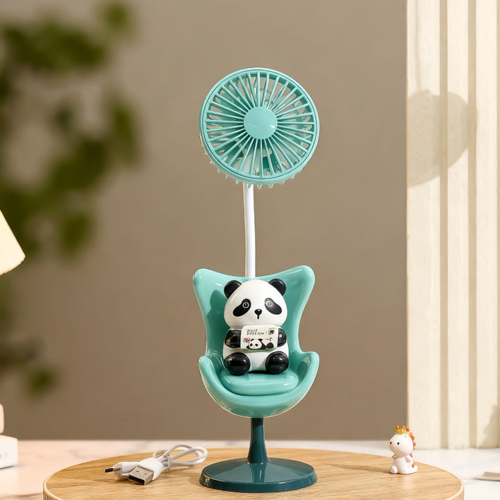 Women's Portable Mini Fan with Fun Bear Design Stornfield