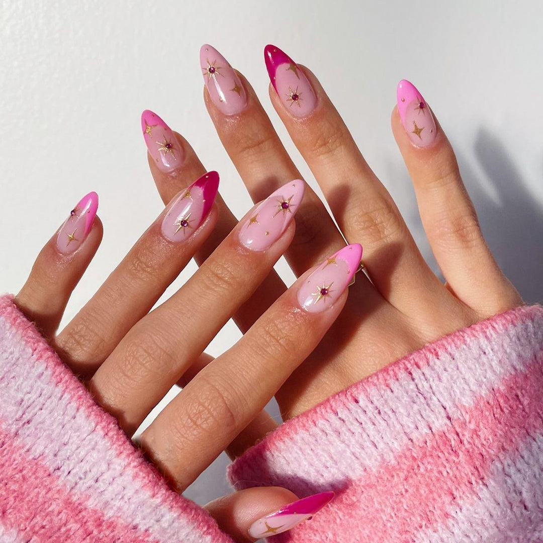 Artificial nail set with elegant French tips Stornfield
