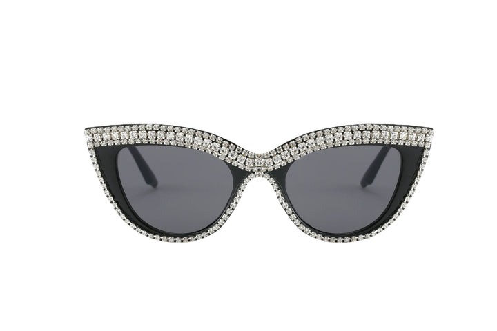 Statement Cat-Eye Sunglasses with Crystal Detailing Stornfield