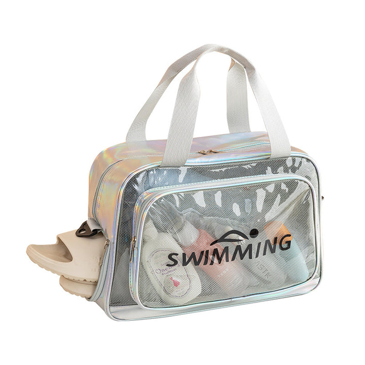 Transparent Swim Bag With Separate Wet Compartment Stornfield
