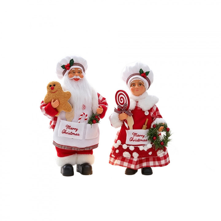 Nostalgic Santa Claus figure with gingerbread cookie mold Stornfield