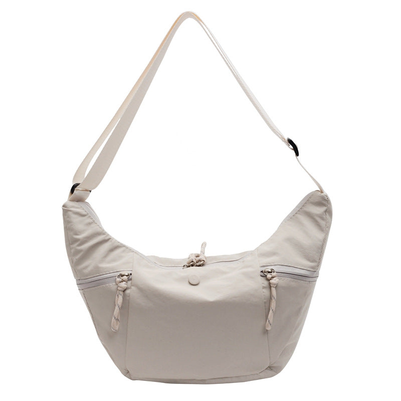 Practical shoulder bag with external zip pockets Stornfield