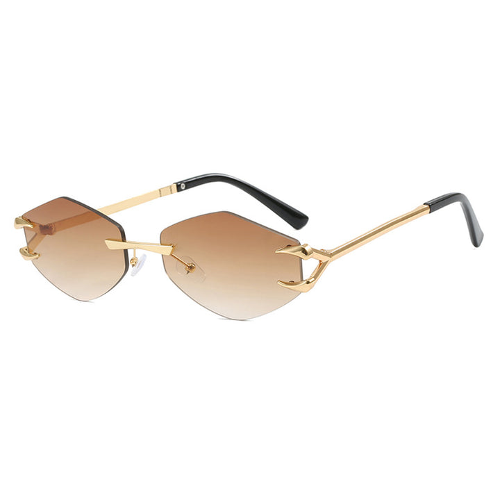 Women's extravagant hexagonal sunglasses with innovative frame and UV protection Stornfield
