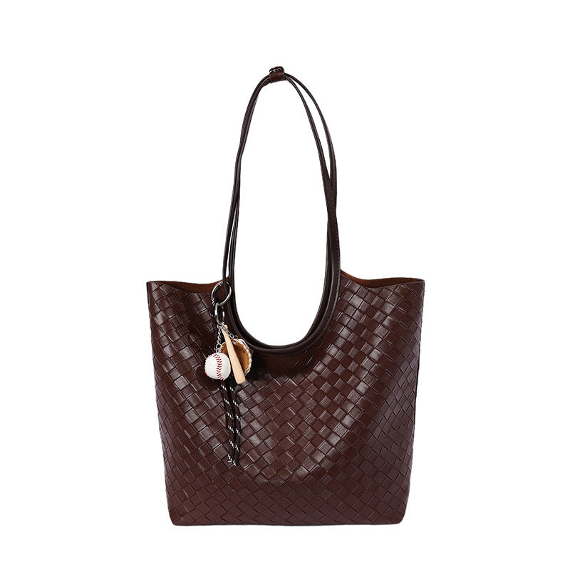 Woven Textured Tote Bag