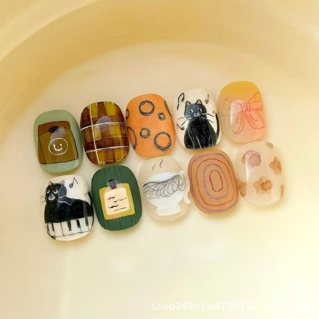 Playful Artistic Nail Art Design Set Stornfield