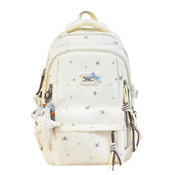 Star-Embellished Multi-Pocket Backpack Stornfield