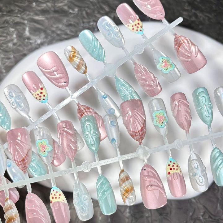 Artistic Press-On Nail Set 1790745832