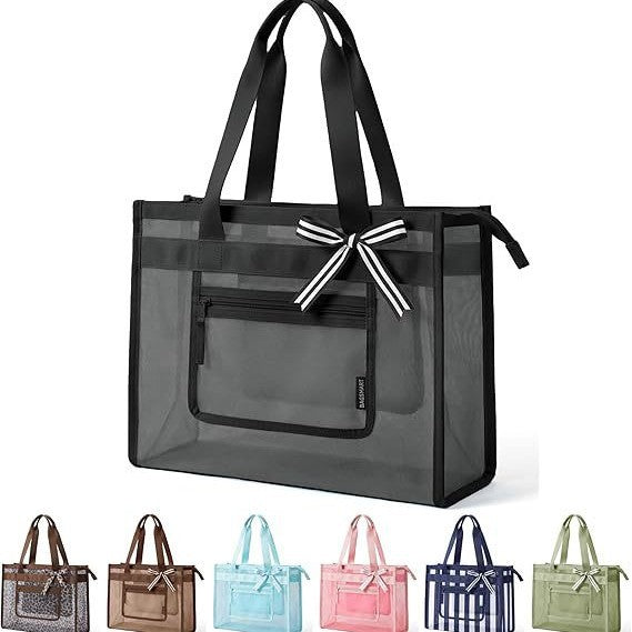 Transparent shopping bag with elegant details Stornfield