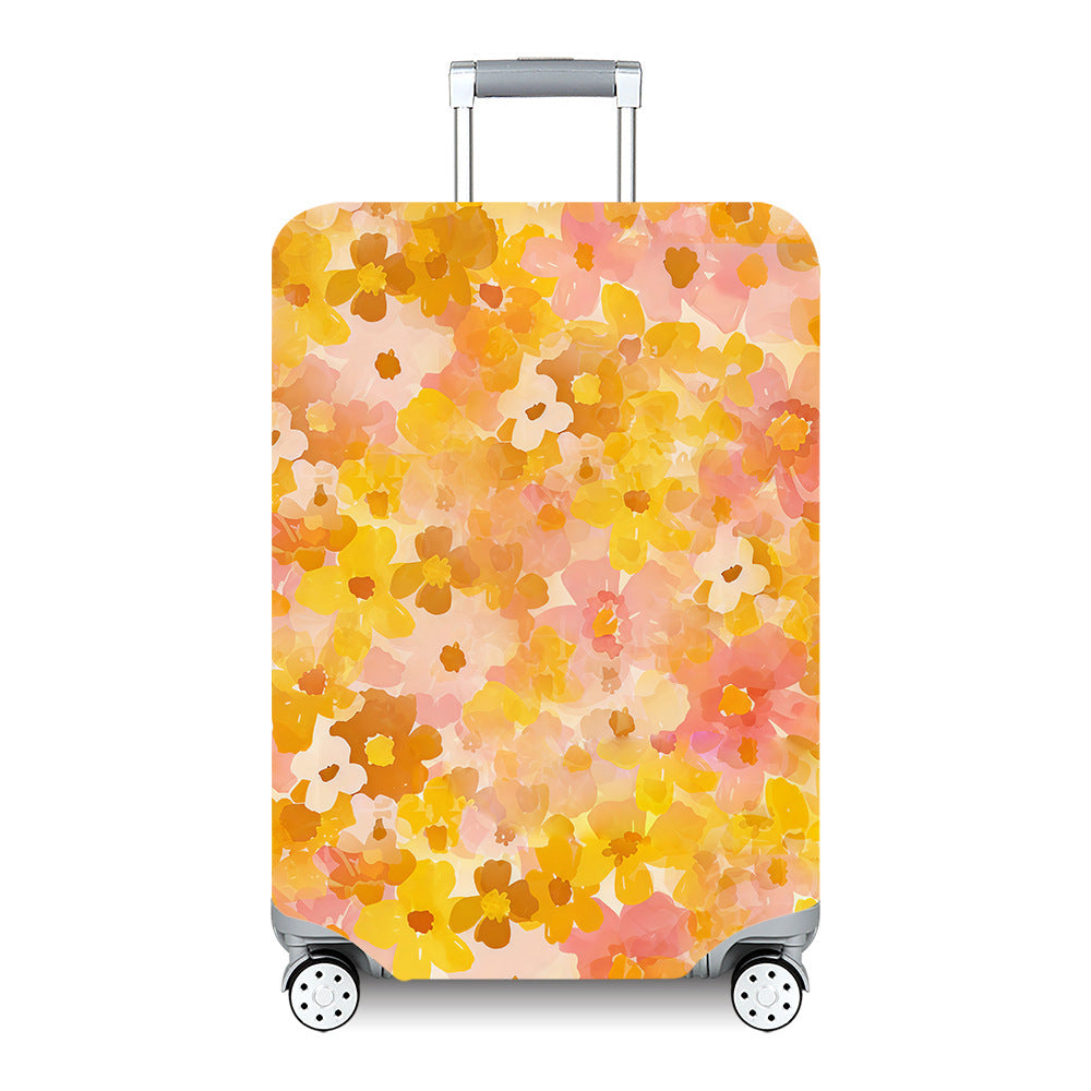 Unisex hard-shell travel suitcase with artistic landscape design Stornfield