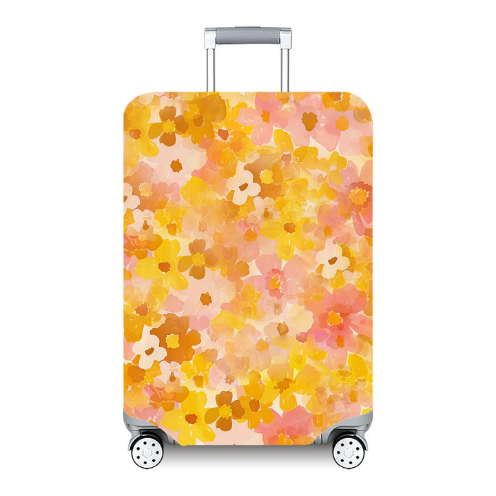Unisex hard-shell travel suitcase with artistic landscape design Stornfield