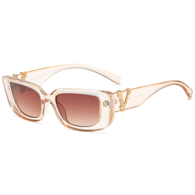 Women's fashionable sunglasses with luxurious tortoise design and gold accents Stornfield