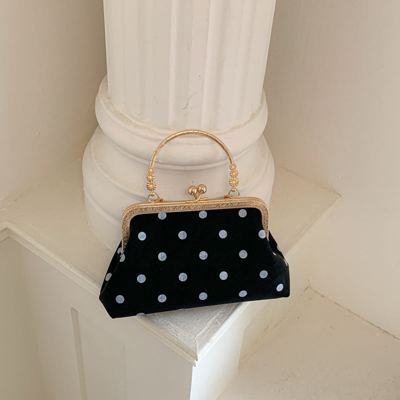 Vintage Polka Dot Handbag