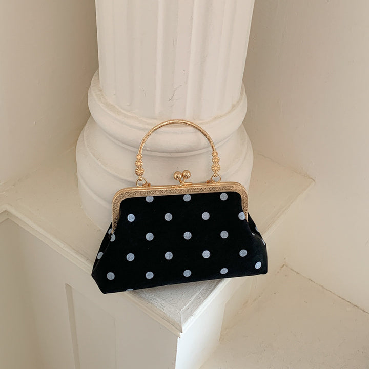 Vintage Polka Dot Handbag