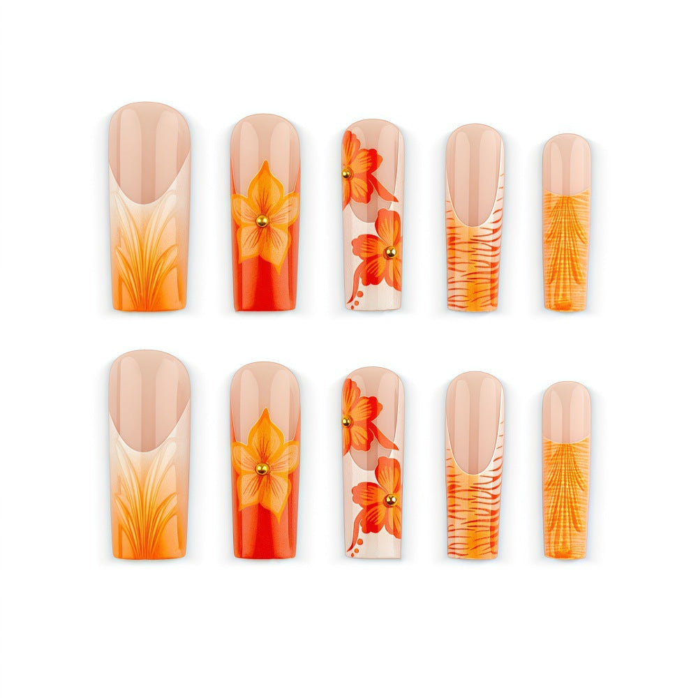 Artificial Nails in Creative Flower Design Stornfield