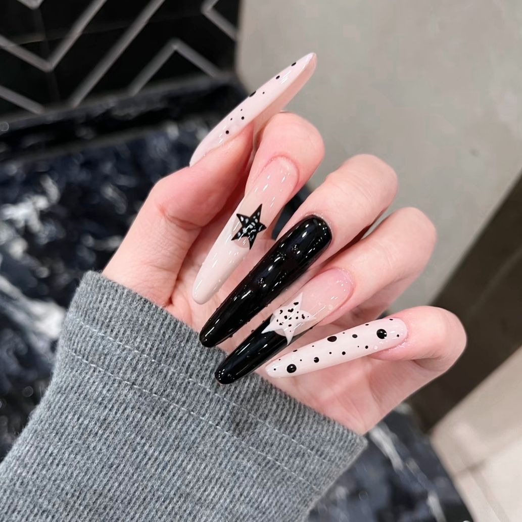 Artistic Long Stiletto Nail Enhancements Stornfield