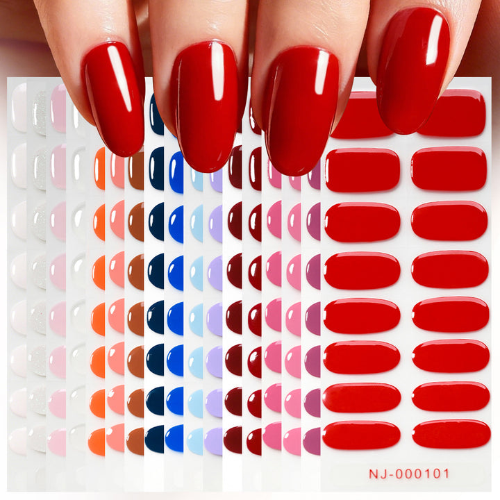 High-Gloss Gel Nail Wraps