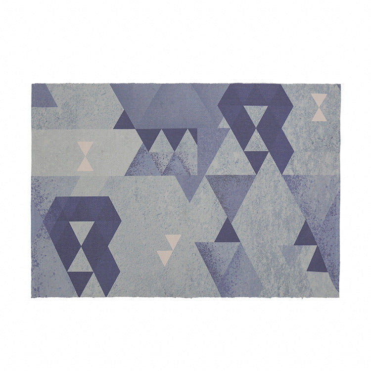 Round Decorative Living Room Carpet with Modern Geometric Pattern Stornfield