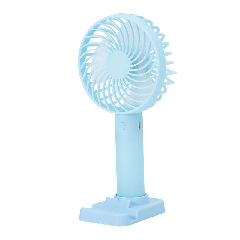 Unisex battery-operated portable fan with USB charging port and foldable stand Stornfield