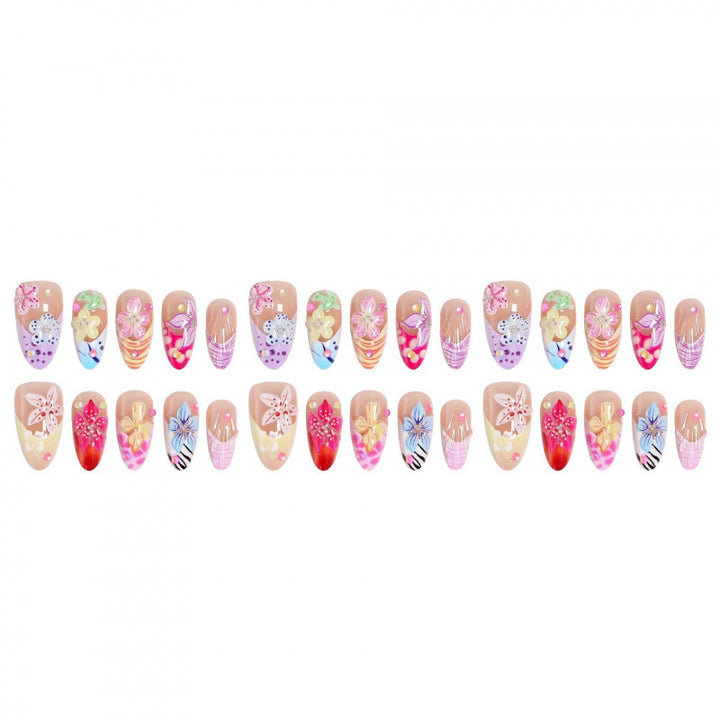 Decorative Floral Nail Art Set