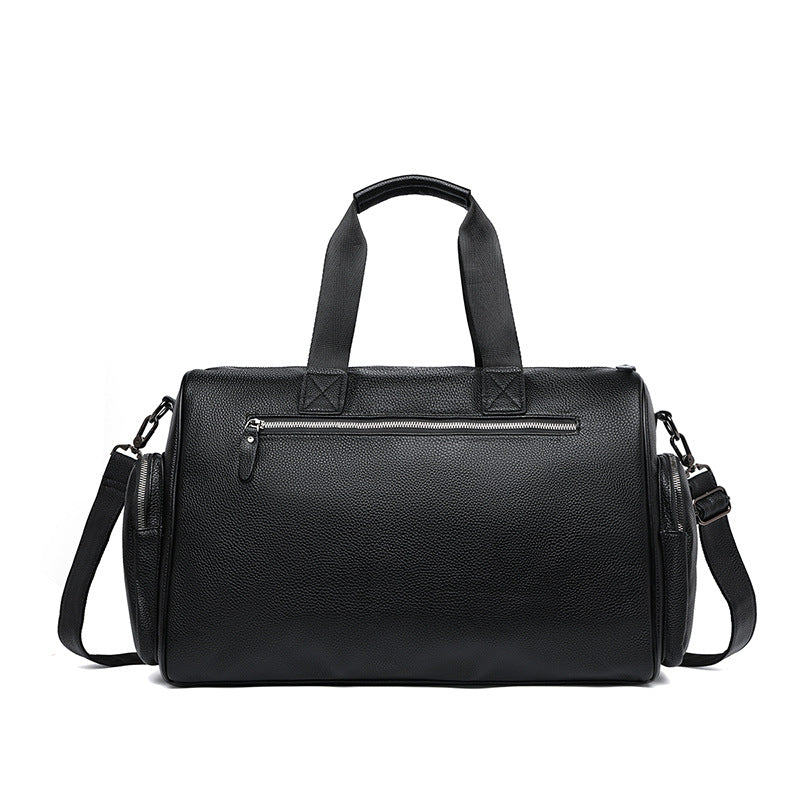 Premium Leather Weekend Duffle Bag Stornfield
