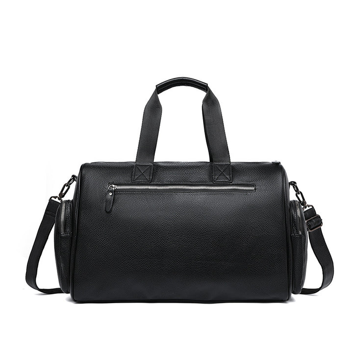 Premium Leather Weekend Duffle Bag Stornfield