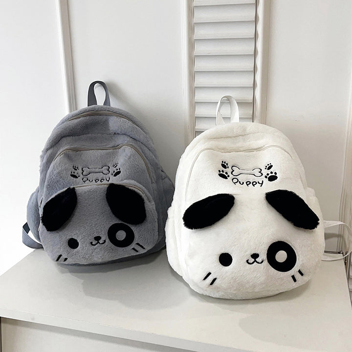 Plush Backpack in Cute Dog Design Stornfield