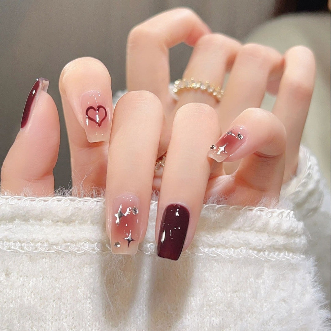 Glitter Ombre Press-On Nails Stornfield