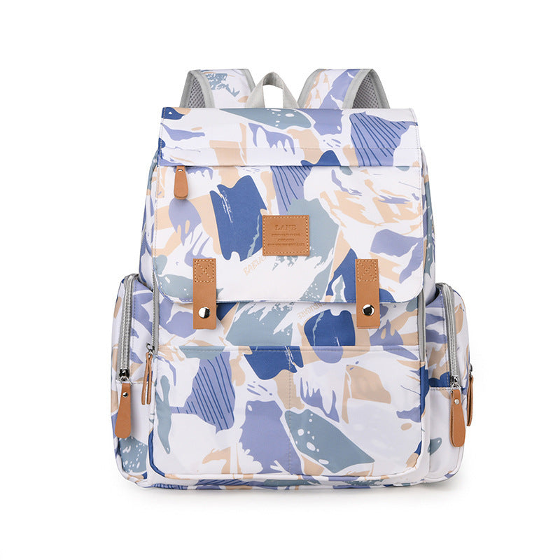 Versatile Floral Print Backpack Stornfield
