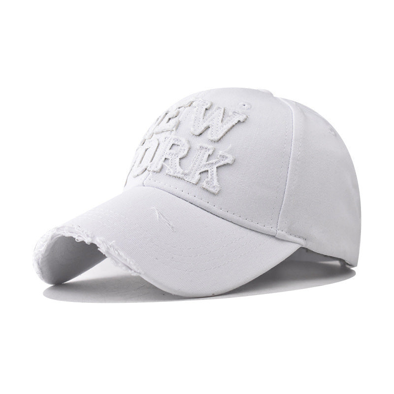 Women's Distressed Embroidered Baseball Cap Stornfield